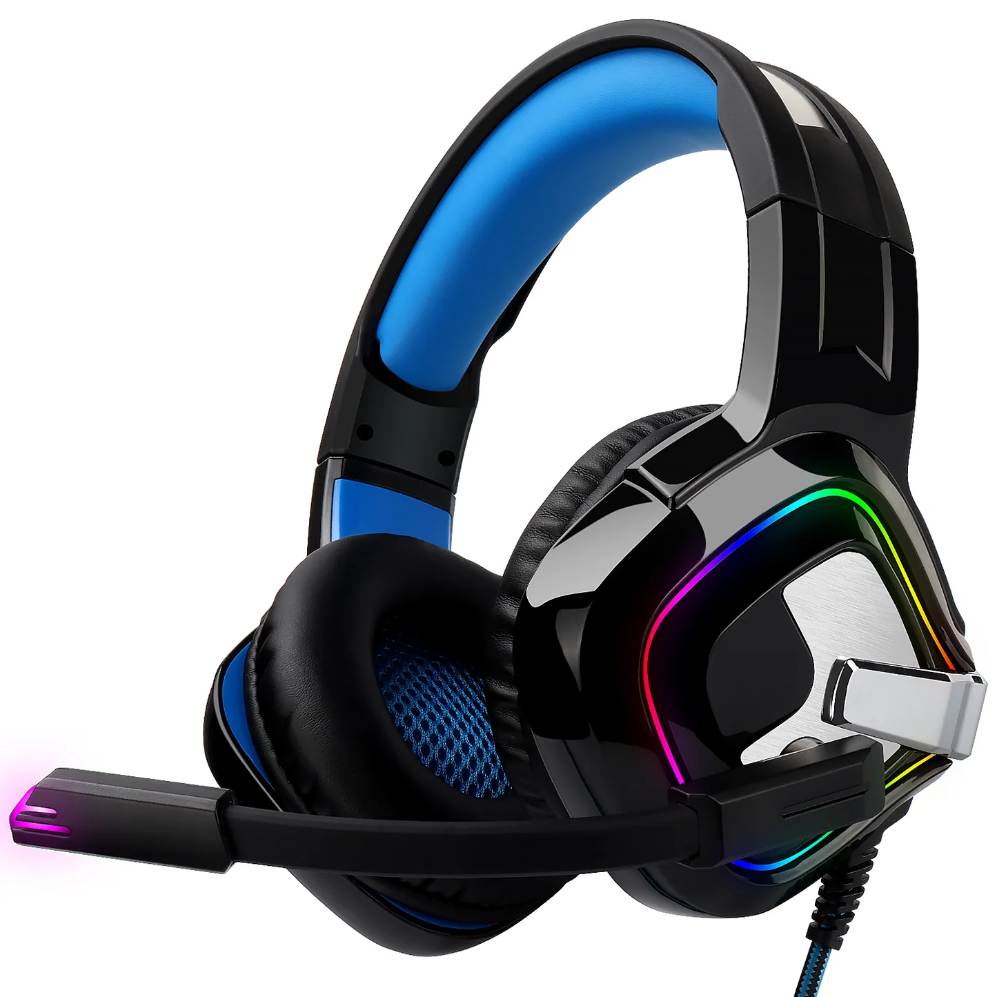 RGB Wired Gaming Headset with Mic